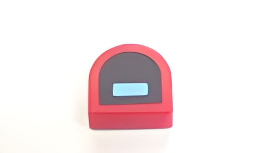 レゴ LEGO パーツ 部品 プリント アイテムNo:24246pb037 タイル/ラウンド(変形)/1x1/ロボットアイ/赤