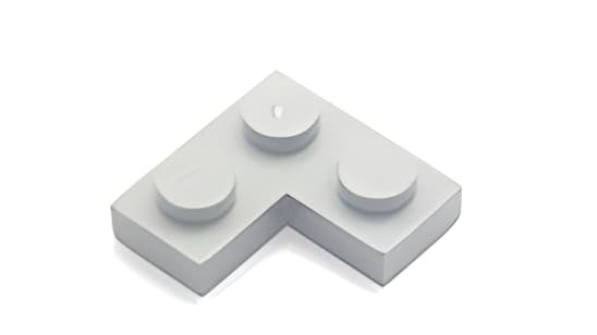 レゴ LEGO パーツ プレート アイテムNo:2420 プレート/旧ライトグレー/2ｘ2コーナーＬ