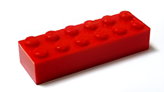 レゴ(LEGO) パーツ アイテムNo:2456 ブロック　2ｘ6  赤