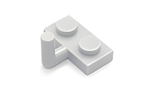 レゴ LEGO パーツ プレート アイテムNo:4623a プレート/旧ライトグレー/1ｘ2垂直アーム