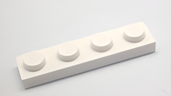 レゴ LEGO パーツ プレート アイテムNo:3710 プレート/白/1ｘ4