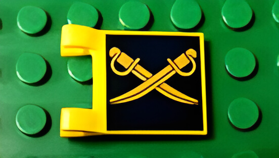  ���S(LEGO) �p�[�c �A�C�e��No�F2335pb107 �X�N�G�A�t���b�O ���F �S�[���h�T�[�x���N���X