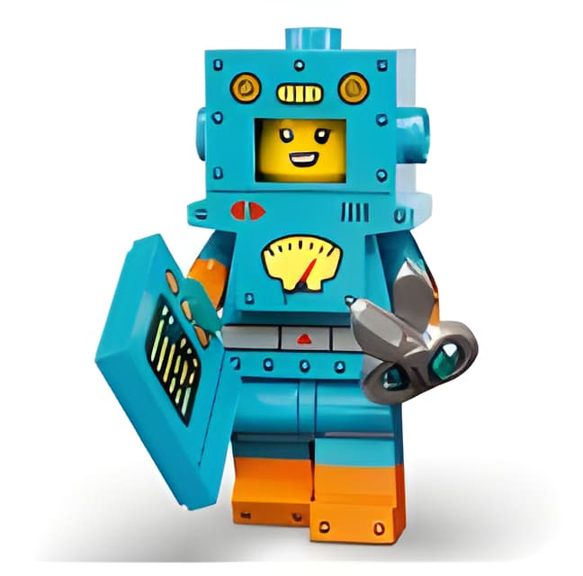 レゴパーツ アイテムNo:A000004555 ミニフィギュアシリーズ23/段ボールロボット