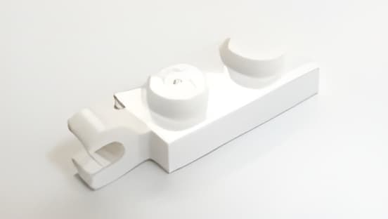 レゴ LEGO パーツ プレート アイテムNo:63868 プレート/白/1ｘ2水平クリップ