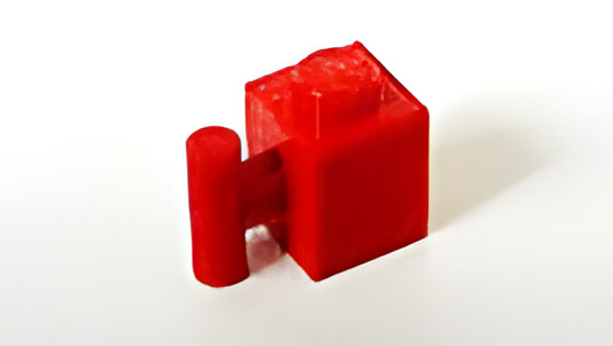 レゴ(LEGO) パーツ アイテムNo:2921 ブロック　1ｘ1  垂直バー付　赤