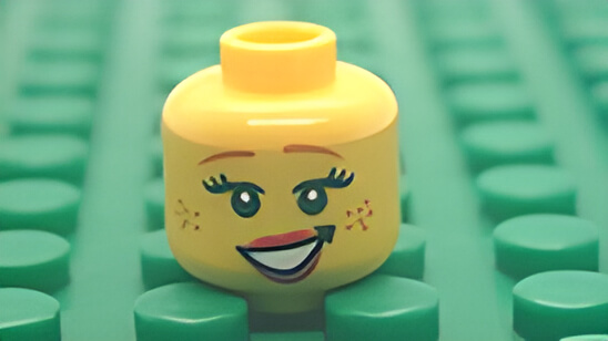 ���S(LEGO)�p�[�c �~�j�t�B�O/ �A�C�e��3626pb0775 �~�j�t�B�O�w�b�h #58