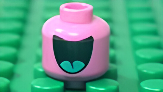 ���S(LEGO)�p�[�c �~�j�t�B�O/ �A�C�e��3626pb2965 �~�j�t�B�O�w�b�h #126 �_�[�N�s���N