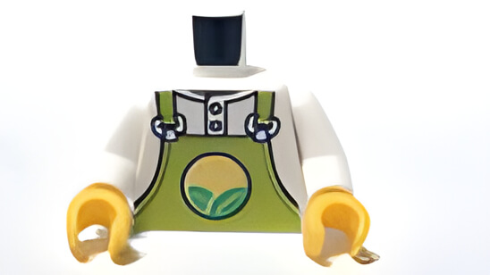 ���S(LEGO)�p�[�c �~�j�t�B�O/ �A�C�e��973pb4738c01 t10 �t�@�[�}�[�̃I�[�o�[�I�[�� �z���C�g�V���c/�� ���F�n���h