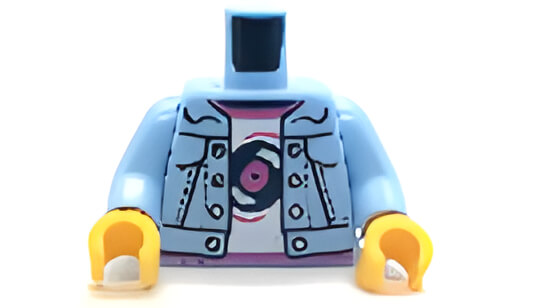 ���S(LEGO)�p�[�c �~�j�t�B�O/ �A�C�e��973pb5355c01 t28 �f�j���W���P�b�g�ƃ��R�[�h�v�����g�̃V���c/�u���C�g���C�g�u���[ ���F�n���h