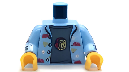 ���S(LEGO)�p�[�c �~�j�t�B�O/ �A�C�e��973pb5355c01 t30 �O���[��T�V���c�u���C�g���C�g�u���[���C�g�W���P�b�g ���F�n���h