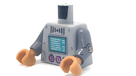���S(LEGO)�p�[�c �~�j�t�B�O/ �A�C�e��973pb5642c01 t155 ���{�b�g�̃��j�^�[ �w�ʃe�[�v���[���� ���C�g�O���[ �p�[���S�[���h�n���h
