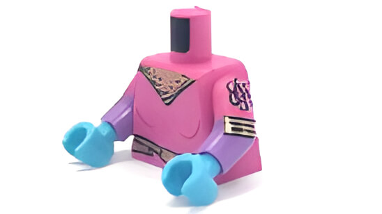 ���S(LEGO)�p�[�c �~�j�t�B�O/ �A�C�e��973pb5641c01 t172 ���F�̃V�����_�[�A�[�}�[�E�S�[���h�X�g���C�v��/�_�[�N�s���N �~�f�B�A���A�W���[���n���h