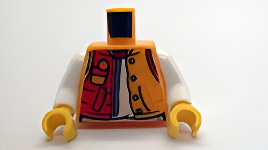 ���S(LEGO)�p�[�c �~�j�t�B�O/ �A�C�e��973pb5019c01 t197 �E���͐ԐF�̃u���C�g���C�g�I�����W�̃W���P�b�g ���F�n���h