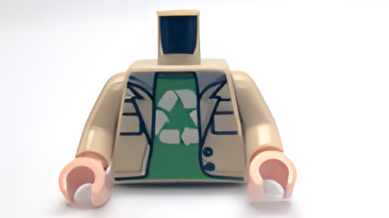 ���S(LEGO)�p�[�c �~�j�t�B�O/ �A�C�e��973pb2150c01 t232 �O���[�̃p�[�J�ƃu���C�g�O���[���̃V���c/�^�� ���C�g�t���b�V���n���h